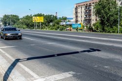 В Таразе объяснили причины появления двойной разметки на перекрёстках города