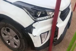 Скрывавшийся от погони автоугонщик влетел в детскую площадку в Таразе