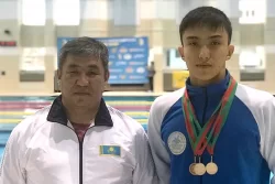 Жамбылский пловец завоевал несколько медалей на чемпионате в Беларуси