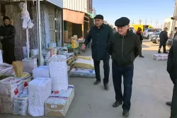 Бердибек Сапарбаев посетил продуктовые рынки в Таразе