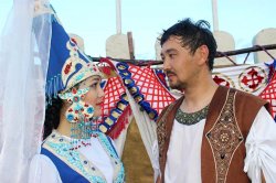 Спектакль «Кыз-Жибек» поставили в древнем караван-сарае Торткуль в Таразе
