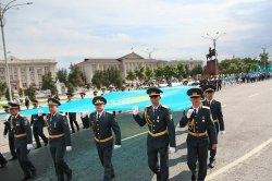 Более 100 мероприятий провели в День госсимволов в Жамбылской области