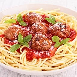 Спагетти с тефтельками