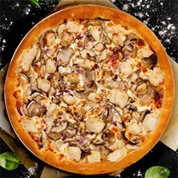 Пицца "Курица с грибами" средняя