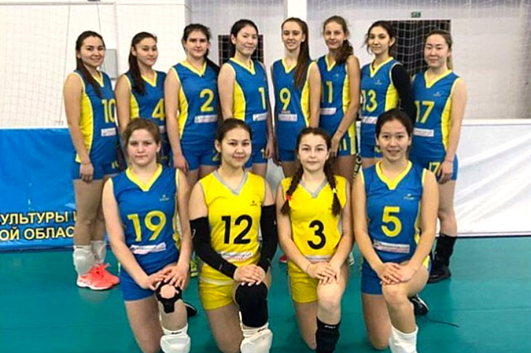 Третий тур Высшей лиги среди женских команд по волейболу завершился в Таразе