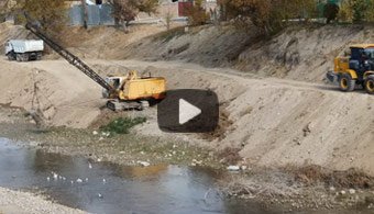 Реконструкция набережной Комсомольского озера в Таразе