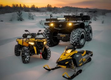 Жители Пензы отказываются от просмотра сериалов в пользу поездок на снегоходах и квадроциклах