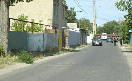 Улица Баласагуни _Щербакова_ в г. Таразе