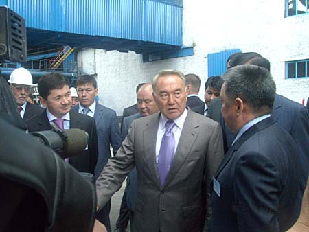 Визит президента РК Назарбаева Н.А. в Тараз