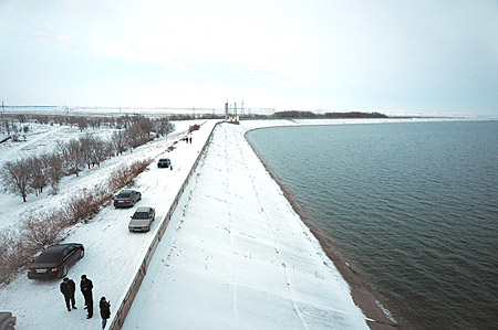 Кировское водохранилище в Киргистане